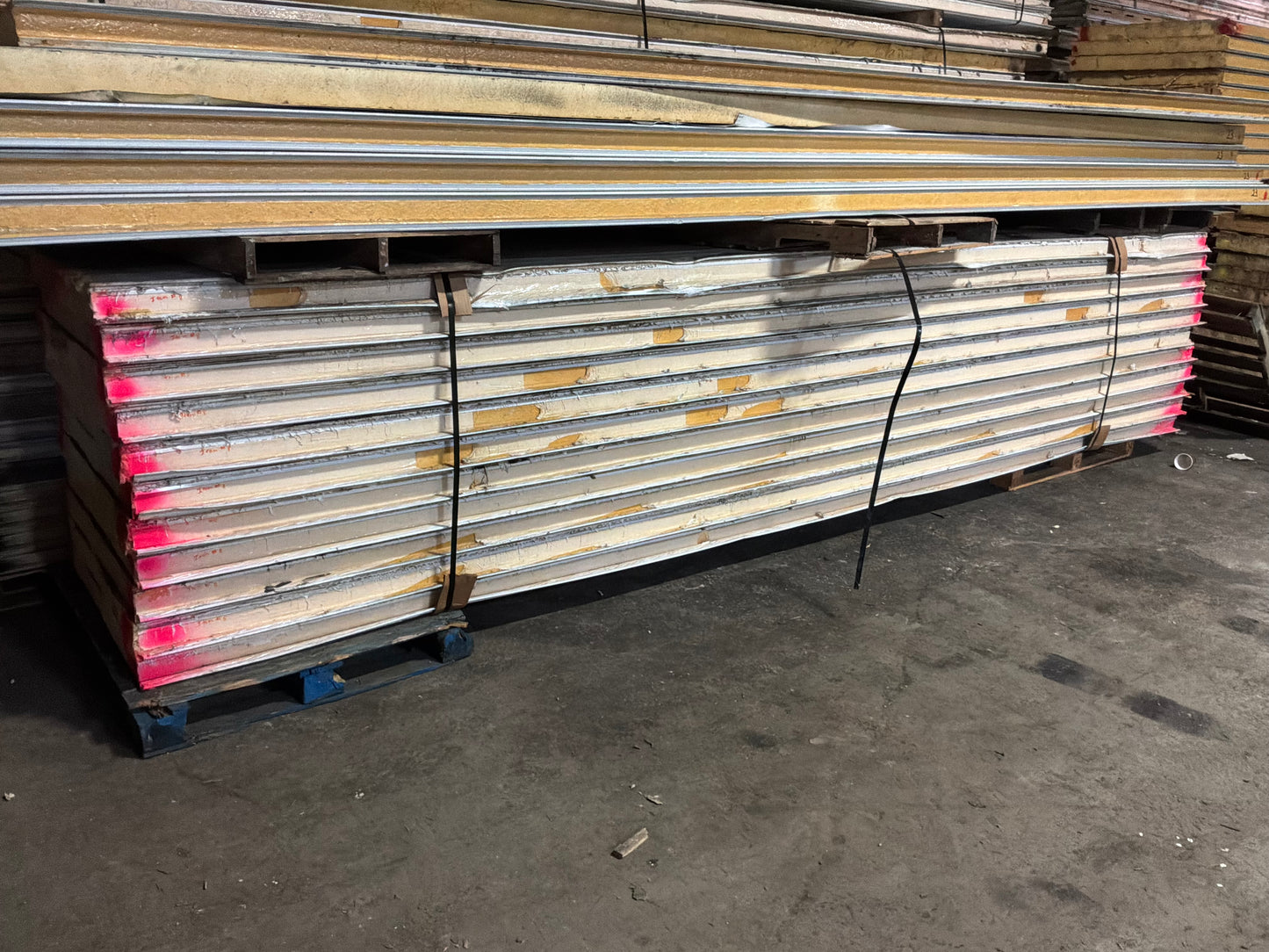 Lot of 11 Used 18’ 2” Walk In Cooler Panels 4” Thick