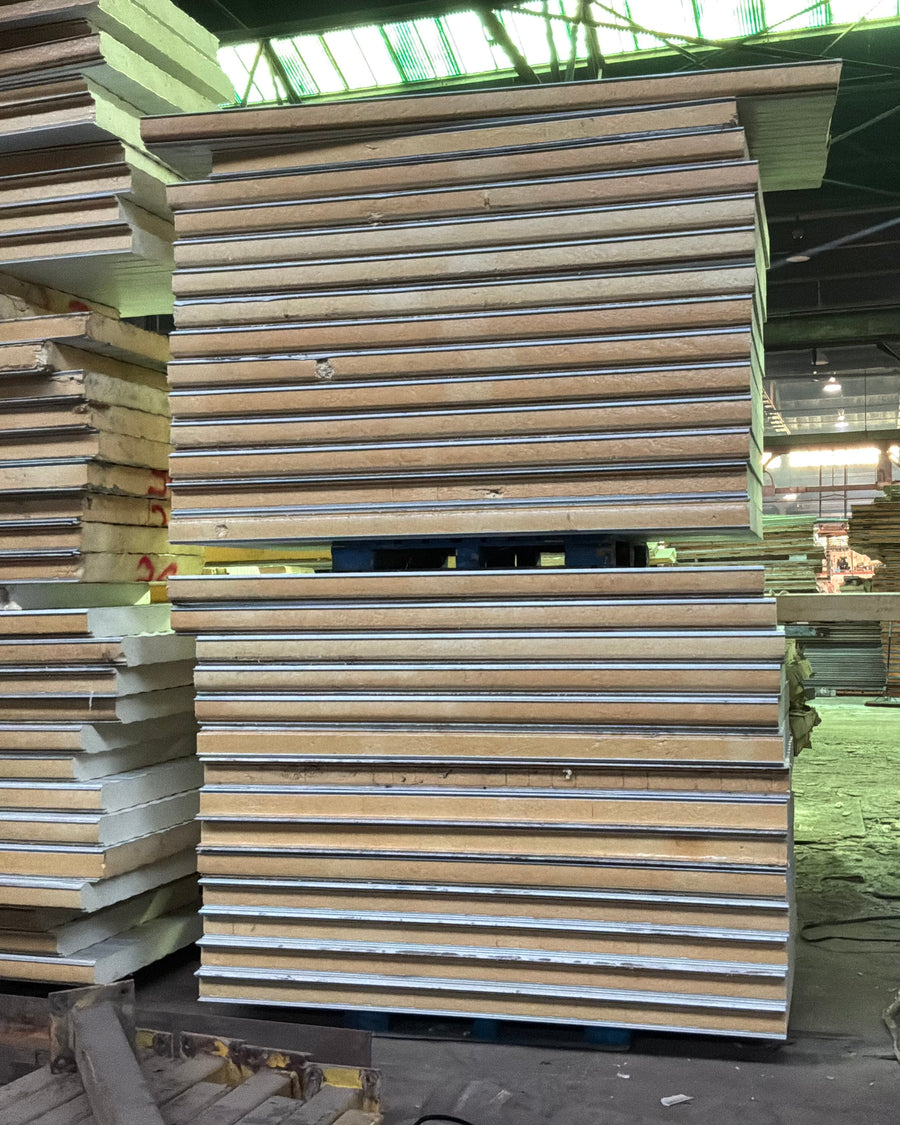 Lot of 28 Used 8’ Tongue In Groove Panels 5” Thick