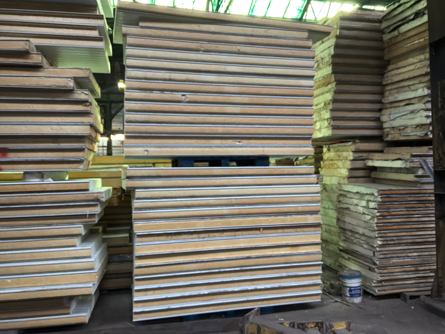 Lot of 28 Used 8’ Tongue In Groove Panels 5” Thick