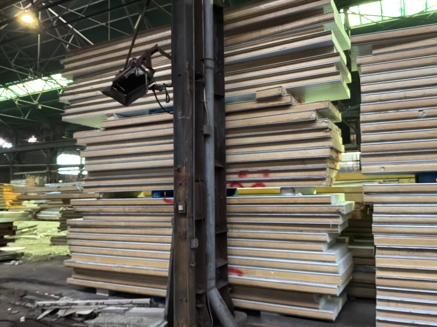 Lot of 33 Used 5” Thick Panels Lengths from 15’ - 17’