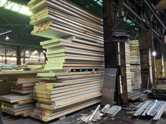 Lot of 33 Used 5” Thick Panels Lengths from 15’ - 17’