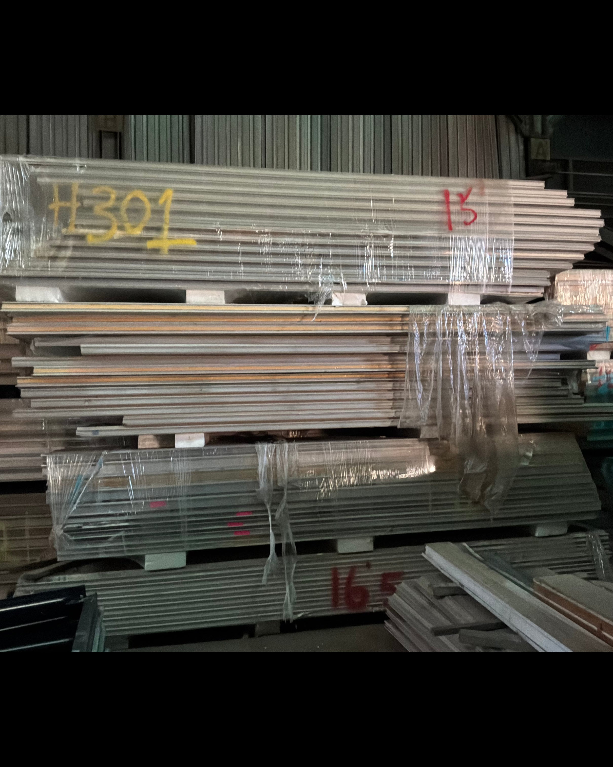 Lot of 41 3” Thick Tongue In Groove Panels 14’ to 17’