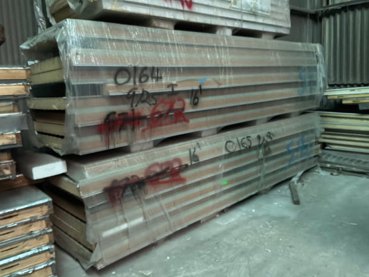 Lot of 16 New J-Hook Roof Panels 16’ Length