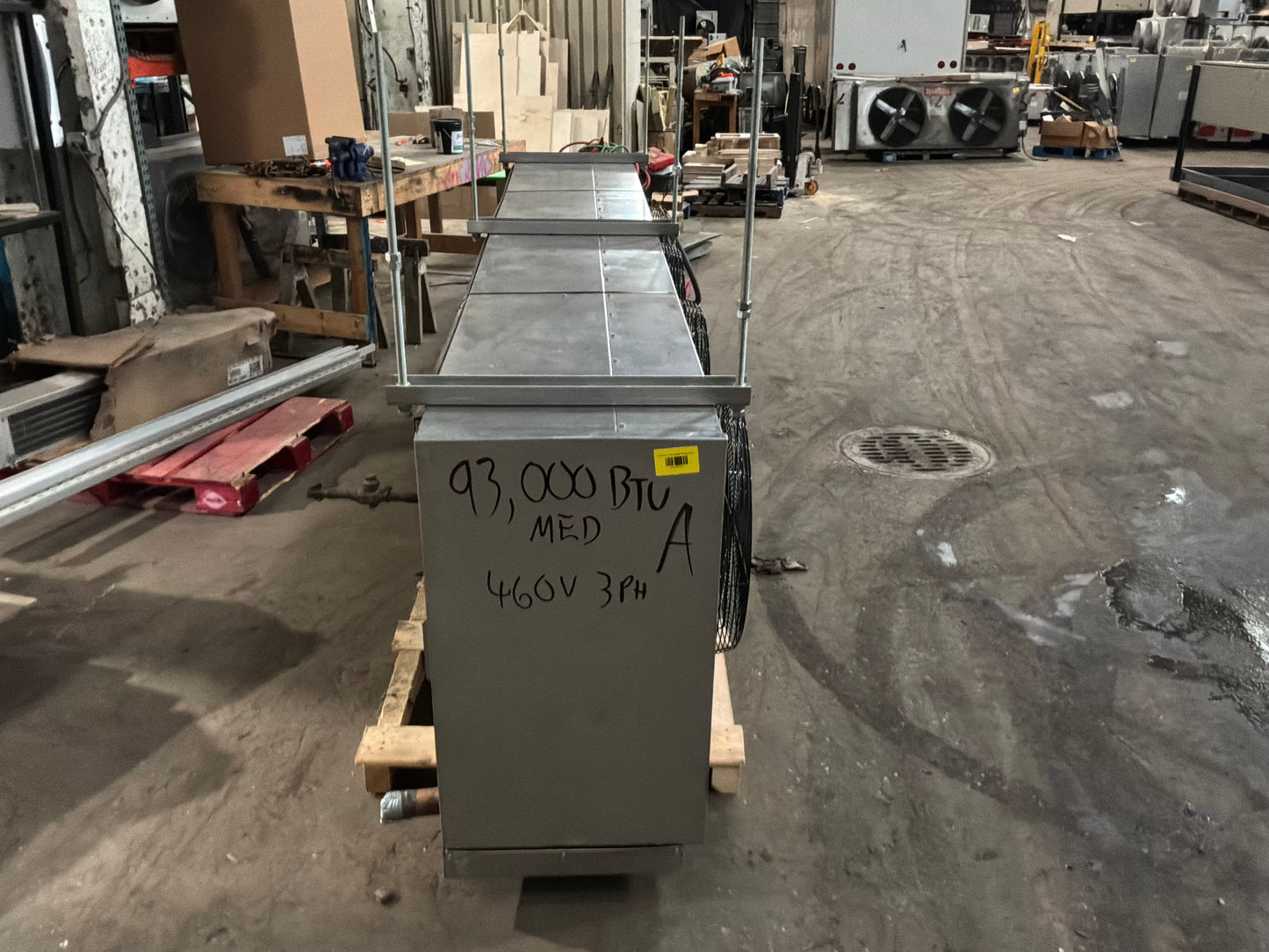 Climate Control 20 HP Medium Temp Condensing Unit w/ Two 93,000 BTU Evaporator Blowers 460/3 Ph #885