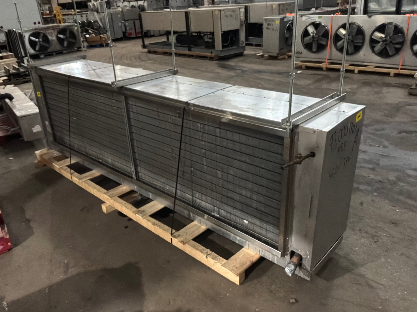 Climate Control 20 HP Medium Temp Condensing Unit w/ Two 93,000 BTU Evaporator Blowers 460/3 Ph #885