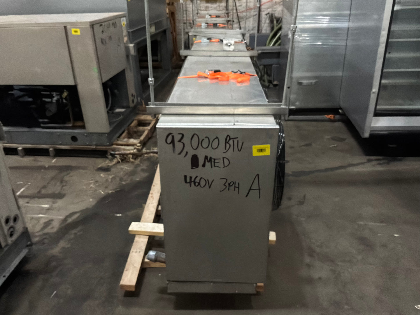 Climate Control 20 HP Medium Temp Condensing Unit w/ Two 93,000 BTU Evaporator Blowers 460/3 Ph #885