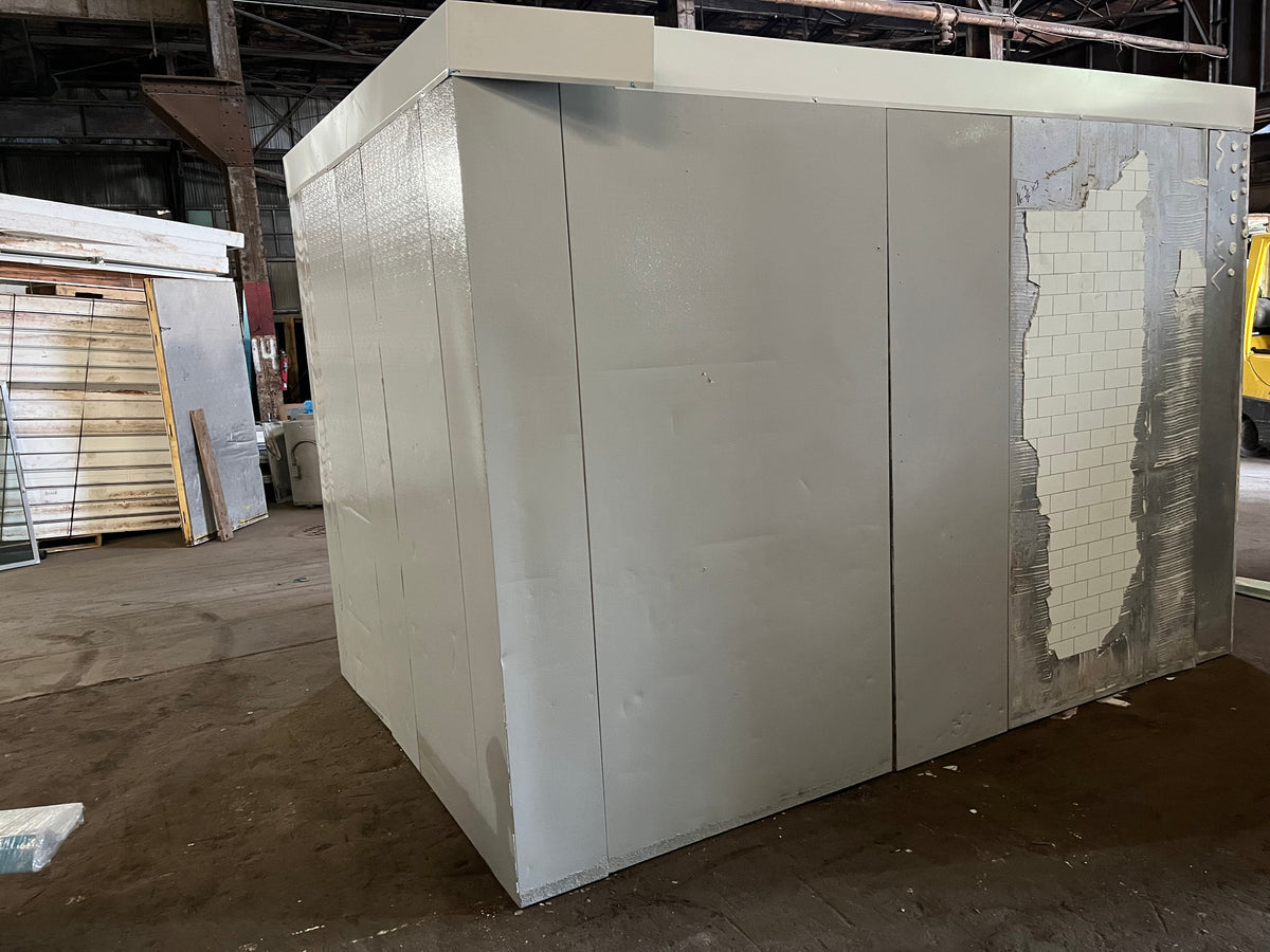 Used 8' x 12' x 8' Walk-In Cooler W/ 1/2HP Refrigeration System