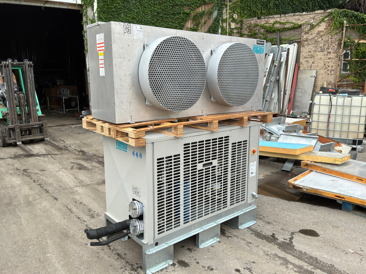 Keeprite KEZA130L8-HT3D 13 HP Low Temp Freezer Condensing Unit w/ Evaporator Blower
