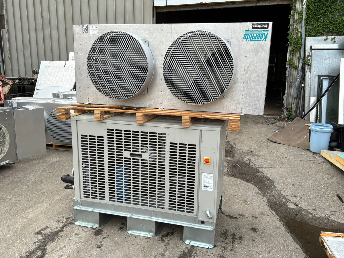 Keeprite KEZA130L8-HT3D 13 HP Low Temp Freezer Condensing Unit w/ Evaporator Blower