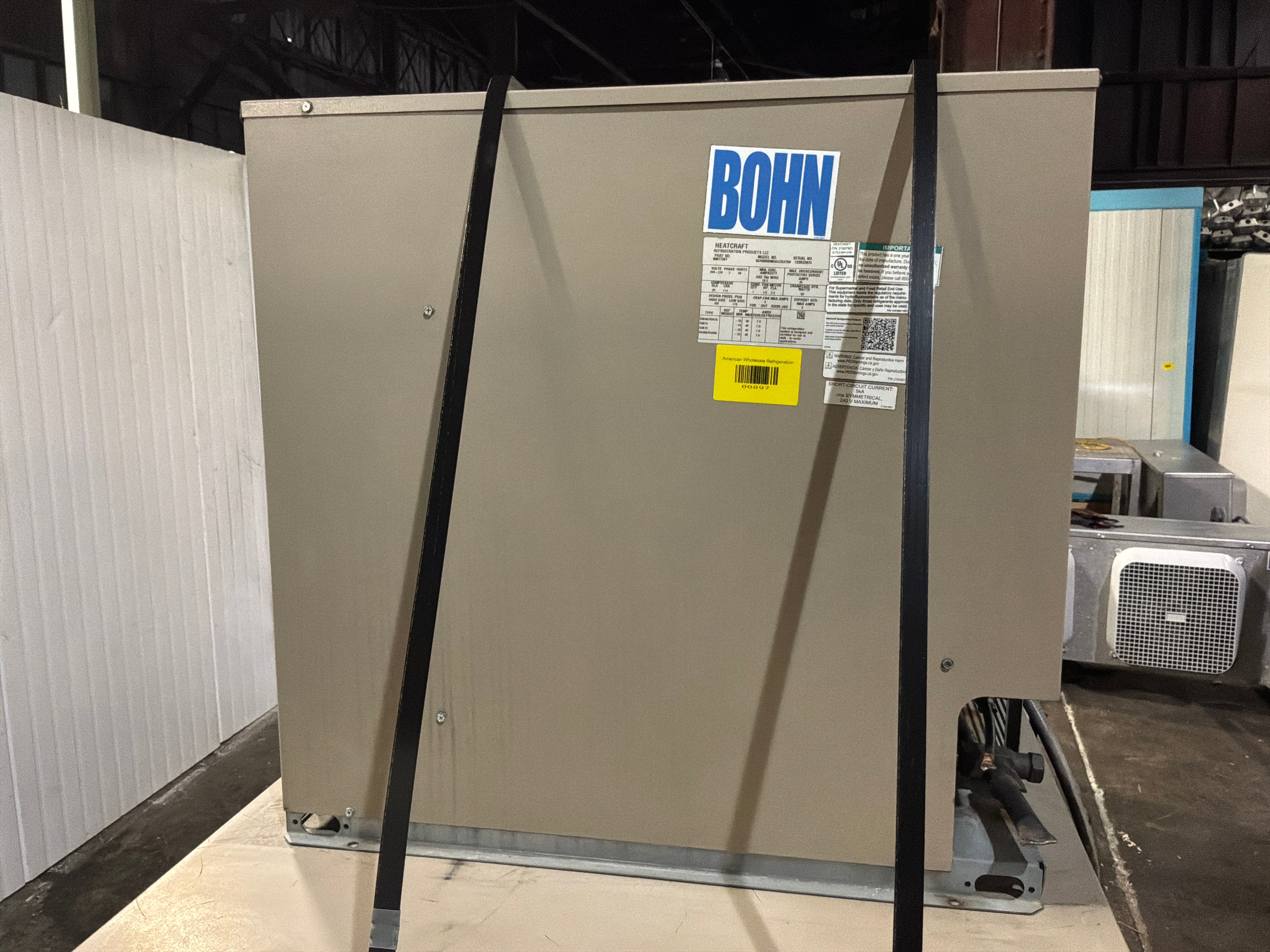 BOHN BCH0050MCACZX2758 5HP CONDENSER #897