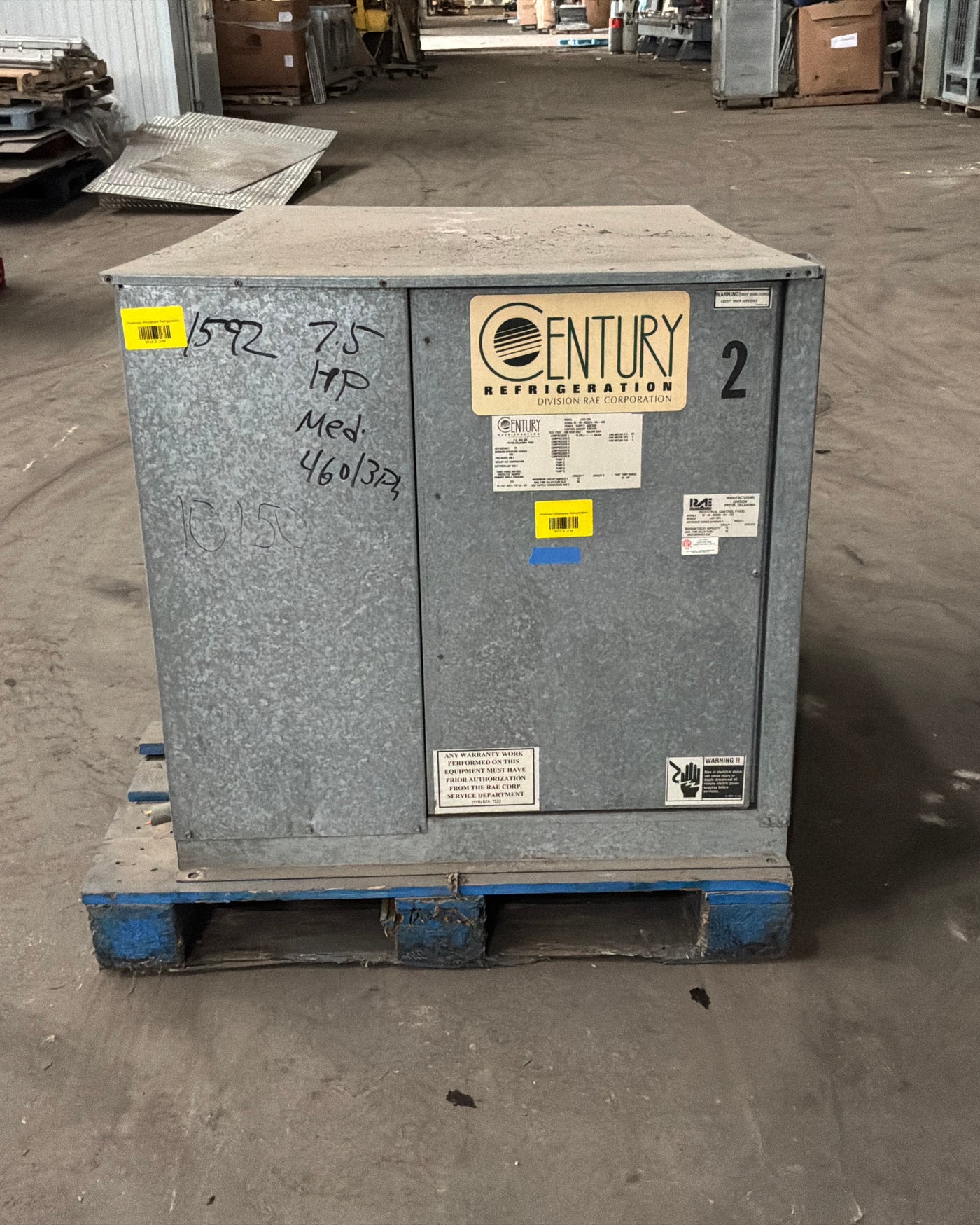 Century LU07.52H 7.5 HP Condenser #128