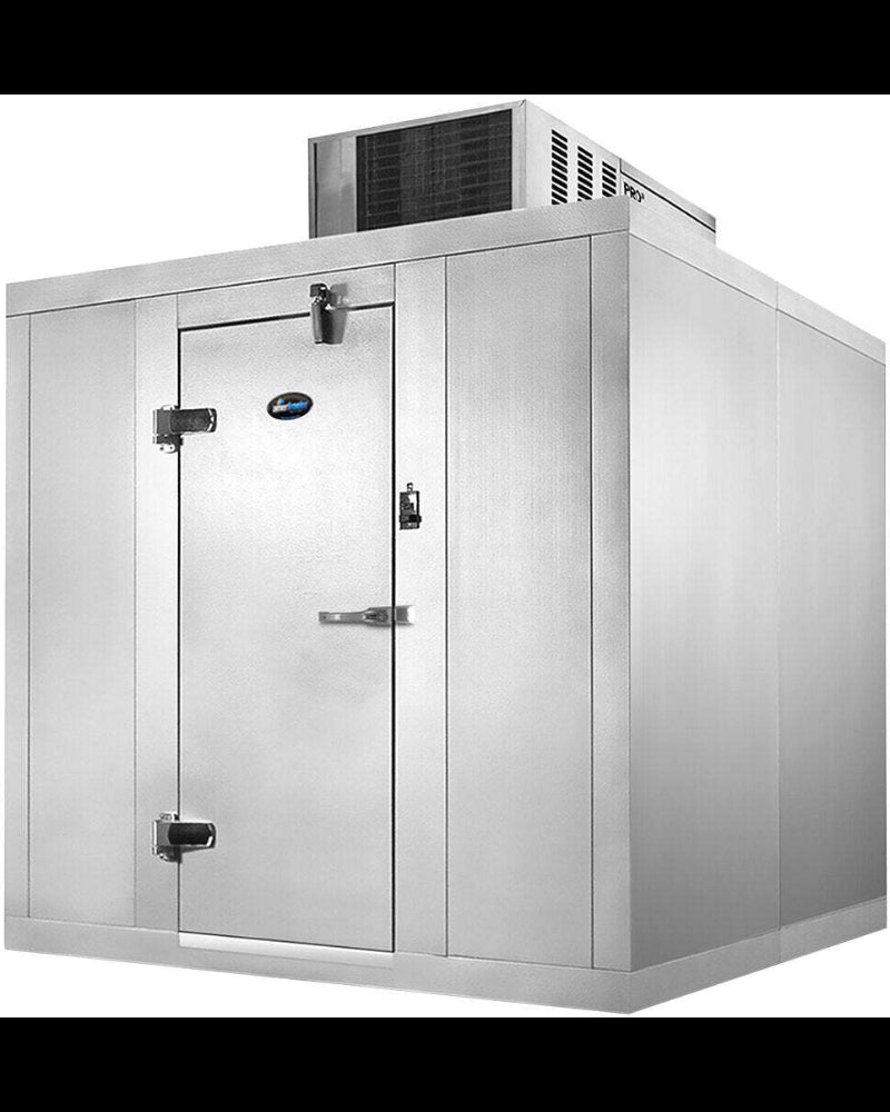 NEW Amerikooler - 6' x 10' x 8' freezer w/ floor & w/ self contained Bohn unit
