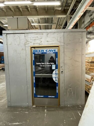 9' wide x 12' deep x 8.5' tall Built Walk-in Cooler Beer Cave