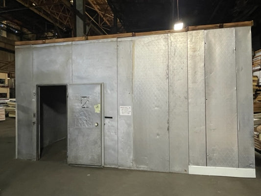 10 Foot Wide x 19 Foot Long x 10 Foot Tall Walk-in Cooler/Freezer Combo Box Used